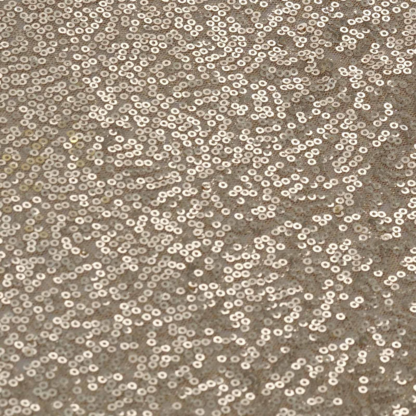 Sequin 12"x108" Table Runner Champagne - Glittering Design