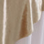 Velvet 72"x72" Table Overlay Square Tablecloth Champagne - Premium Soft Finish Table Topper