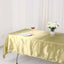 Satin Rectangular 60"x102" Tablecloth Champagne - Smooth and Lustrous Table Cover