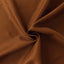 Polyester 120" Round Tablecloth Cinnamon Brown - Seamless Wrinkle-Resistant Table Cover