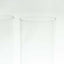 2-Pack Clear Glass Candelabra Shades Open End Hurricane Design - Stylish Table Centerpiece 24"