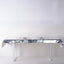 Metallic Foil Tablecloth Rectangle Silver - Decorative Disposable Table Cover 40"x90"
