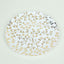 10-Pack Plastic 10" Round Dinner Plates in White with Gold Leaf Design - Heavy Duty Disposable Party Plates for Stylish Events & Memorable Gatherings