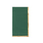 50-Pack Paper Dinner Napkins Hunter Emerald Green with Gold Foil Edge 2 Ply - Stylish Disposable Napkins