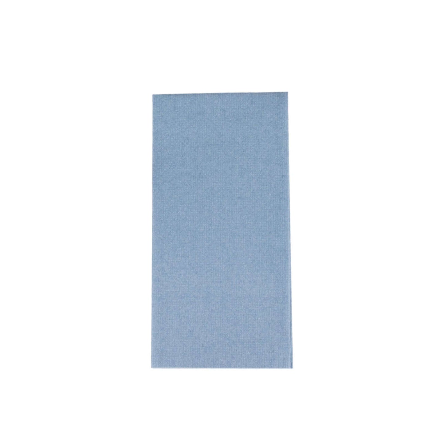 20 Pack Linen-Like Paper 8.5"x4" Napkins Dusty Blue - Highly Absorbent & Disposable Airlaid Guest Towels