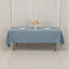 Premium Polyester 60"x102" Rectangle Tablecloth Dusty Blue - Durable 220GSM Wrinkle-Resistant Table Cover