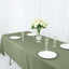 Polyester 60"x126" Rectangle Tablecloth Dusty Sage Green - Wrinkle-Resistant Table Cover