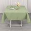 Premium Polyester 54"x54" Square Tablecloth Dusty Sage Green - 220GSM Stain and Wrinkle-Resistant Table Cover