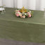 Taffeta 60"x102" Rectangle Tablecloth Dusty Sage Green - Accordion Crinkle Table Cover
