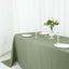 Polyester 90"x132" Rectangle Tablecloth Dusty Sage Green - Seamless Wrinkle-Resistant Table Cover
