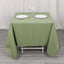 Premium Polyester Square Tablecloth 70"x70" Dusty Sage Green - 220GSM Wrinkle-Resistant Table Cover