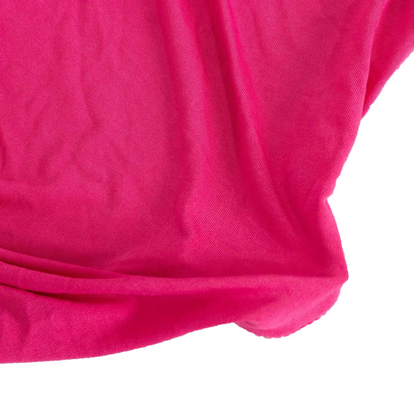 Spandex Chair Cover with Silver Rhinestone Buckled Sash Band Fuchsia - Stretch Fitted Slipcover