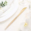 24-Pack Plastic Knives with Gold Glitter - Disposable Silverware Cutlery for Events