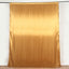 8ftx10ft Gold Satin Event Curtain Drapes, Backdrop Event Panel