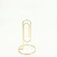 5-Pack Metal Card Holder Stands Paperclip Design Gold - Table Number Stands and Wedding Menu Clips 5"