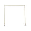 Over The Table Metal Rod Stand with Clamps Gold for Exquisite Event Setup & Decor 42"