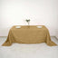 Taffeta 90"x132" Rectangle Tablecloth Gold - Seamless Accordion Crinkle Design for Sophisticated Gatherings