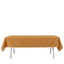 Polyester 54"x96" Rectangle Tablecloth Gold - Wrinkle-Resistant & Easy-to-Care Table Cover for Weddings & Events