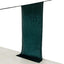 Hunter Emerald Green Crushed Velvet Backdrop Curtain â€“ 5ft x 12ft Event Drape with Rod Pocket, Privacy Panel for Photo Booths & Events