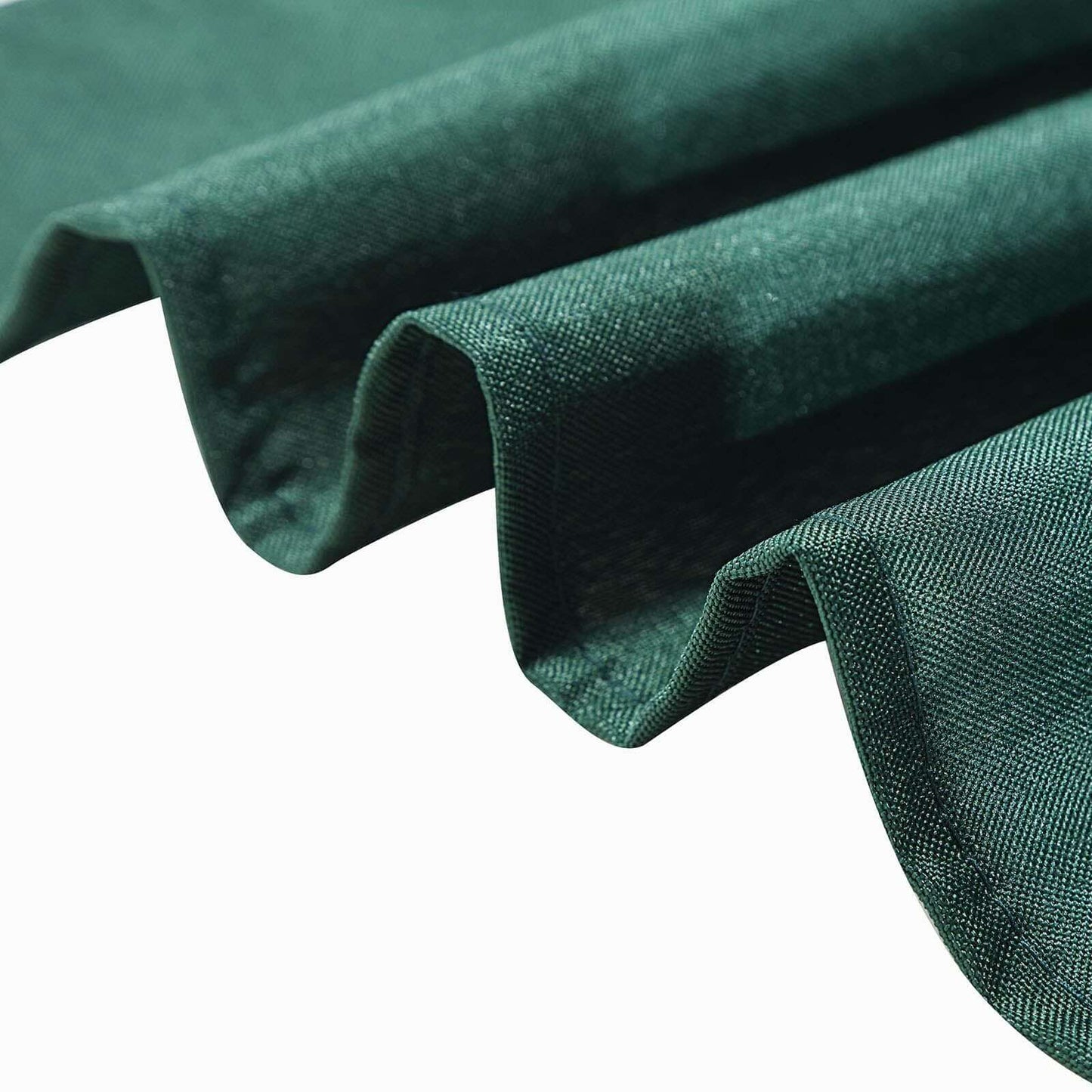 Polyester 70"x70" Table Overlay Square Tablecloth Hunter Emerald Green - Wrinkle-Resistant & Durable Table Cover