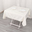 Scuba Square 54"x54" Tablecloth Ivory - Wrinkle Free & Stain Resistant Table Cover