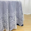 Lace 120" Round Tablecloth Ivory - Seamless Premium Design for Upscale Celebrations