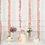 Taffeta Ribbon Sash with 4" Leaf Petal Design Terracotta (Rust) 50ft - Sophisticated Artificial Fabric Garland