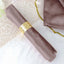 5 Pack Premium Velvet 20"x20" Napkins Mauve - Soft Sheen Finish Cloth Napkins