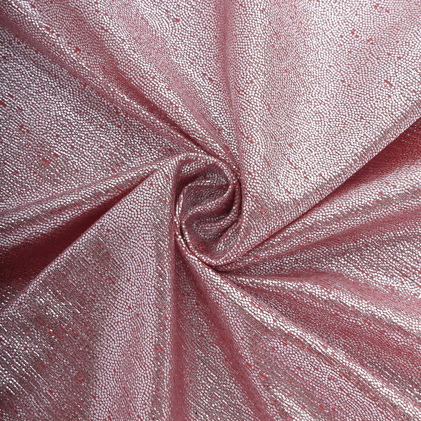 5 Pack Polyester 20"x20" Napkins Rose Gold Shimmer Sequin Dots - Luminous Cloth Napkins