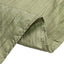 Taffeta 12"x108" Table Runner Dusty Sage Green - Accordion Crinkle Design