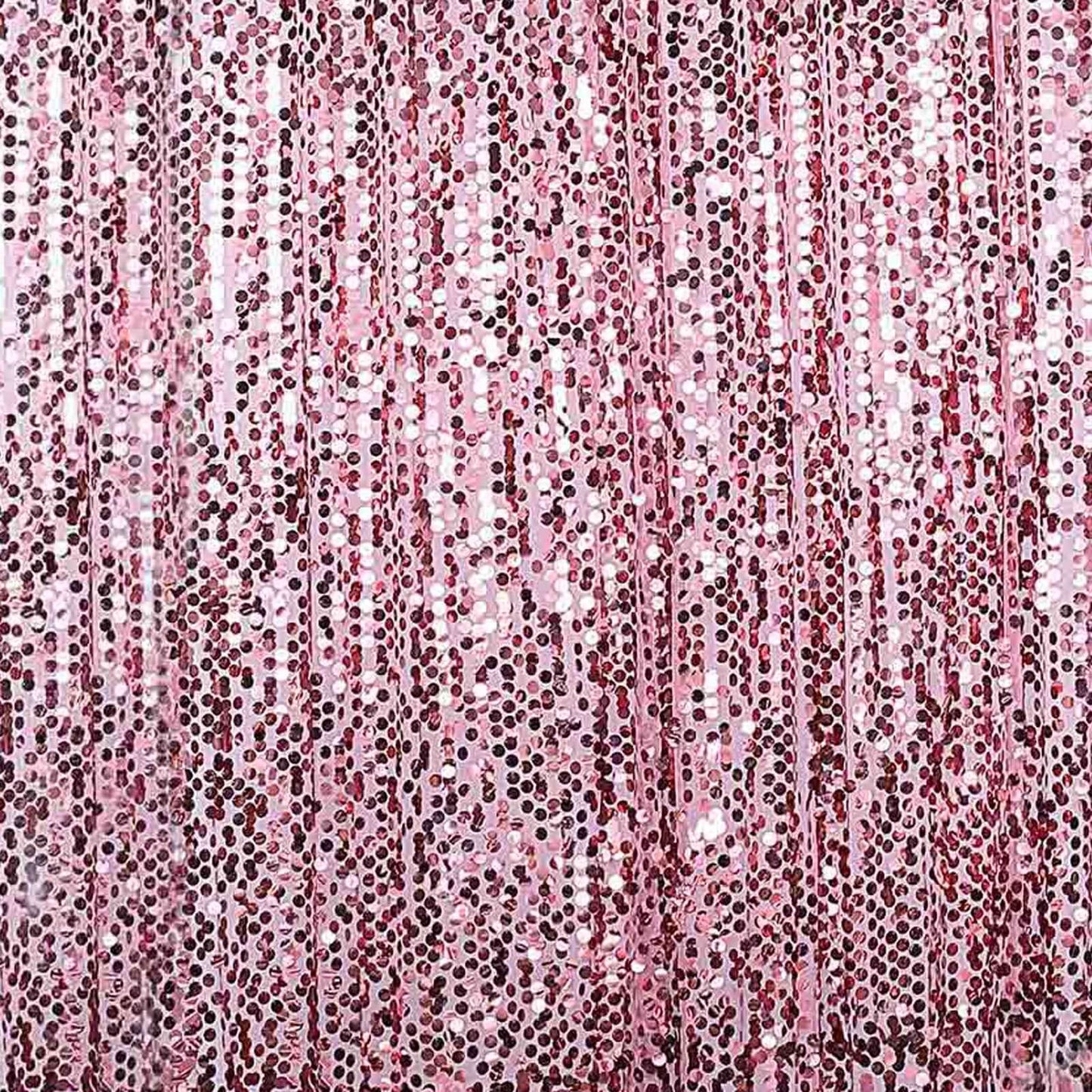 8ftx8ft Pink Big Payette Sequin Event Curtain Drapes, Backdrop Event Panel