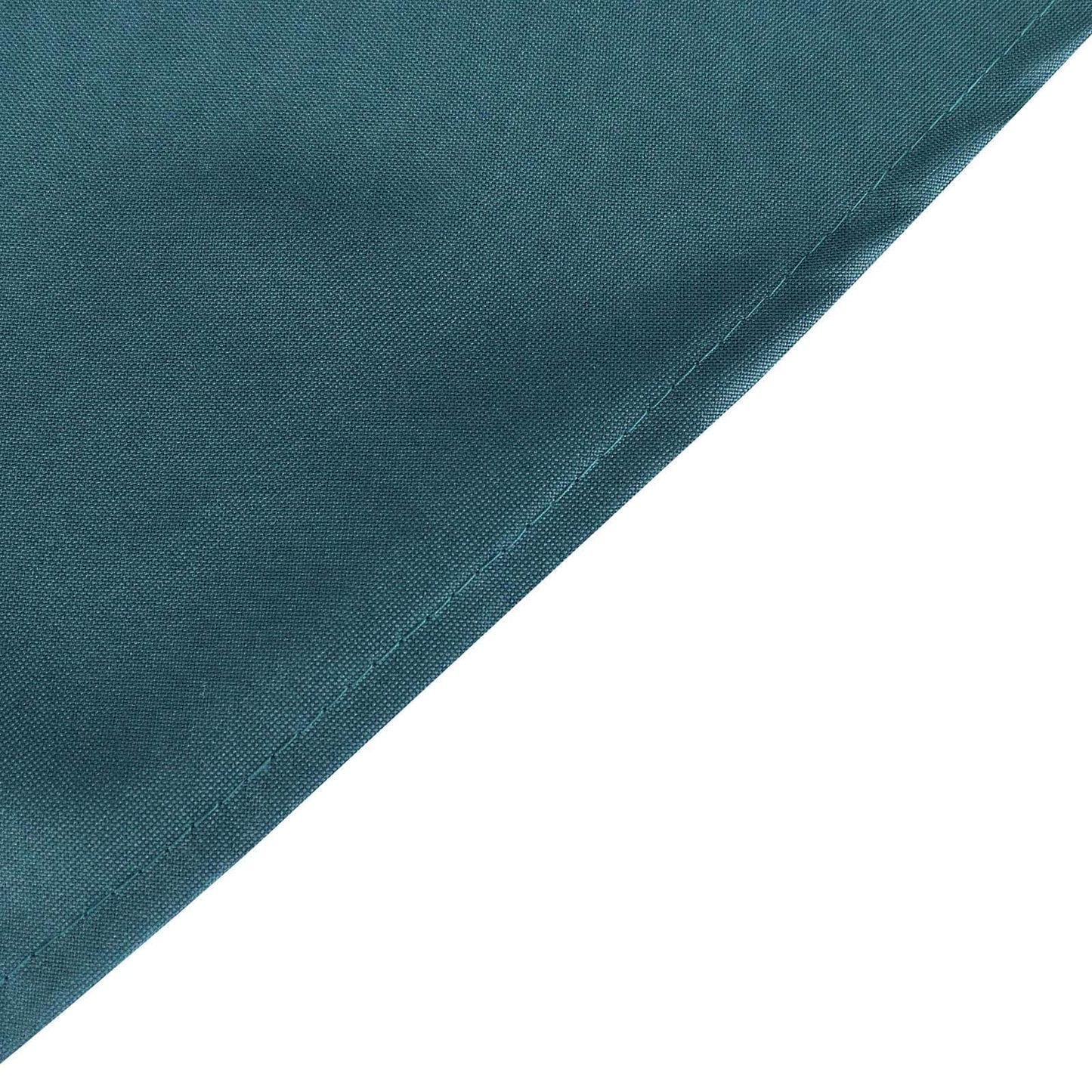 Polyester 54"x54" Table Overlay Square Tablecloth Peacock Teal - Wrinkle-Resistant & Durable Table Cover