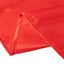 Satin 132" Round Tablecloth Red - Stylish Seamless Table Cover