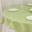 Lamour Satin 72"x72" Table Overlay Square Tablecloth Sage Green - Smooth Finish Table Topper