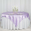 Satin 72"x72" Table Overlay Square Tablecloth Lavender Lilac - Smooth Finish Table Cover