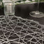 6-Pack Table Placemats Woven Fiber Design Silver Round - Disposable Mats for Dining and Events 15"