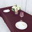 Polyester 54"x96" Rectangle Tablecloth Burgundy - Wrinkle-Resistant & Easy-to-Care Table Cover