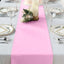 Polyester 12"x108" Table Runner Pink - Durable & Wrinkle-Resistant Table Decor