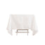 Cotton Blend 70"x70" Square Tablecloth White - Wrinkle-Resistant Fabric for Modern Table Decor
