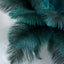 12 Pack 13"-15" Peacock Teal Natural Plume Real Ostrich Feathers, DIY Centerpiece Fillers
