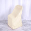 10 Pack Polyester Chair Covers for Folding Chairs Beige - Wrinkle-Free Stain-Resistant Slip-On Slipcovers