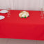 Scuba Rectangular 60"x102" Tablecloth Red - Wrinkle Free & Stain Resistant Table Cover