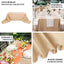 Faux Burlap Jute 60"x126" Rectangle Tablecloth Natural - Rustic Event Table Linen