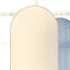 7ft Matte Beige Spandex Fitted Chiara Backdrop Stand Cover For Round Top Wedding Arch