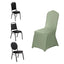 Spandex Chair Cover for Banquet Chairs Dusty Sage Green - Stretch 160GSM Fabric with Slip-On Slipcover