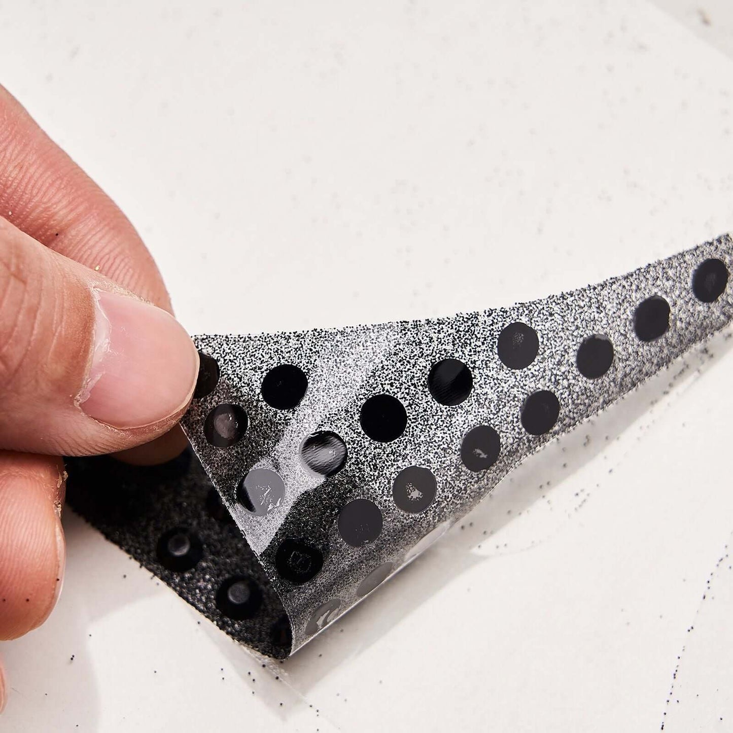 Decorative Rhinestone Number "6" Stickers, Glitter Adhesive Craft Numbers Black DIY Sparkle Embellishments 4"