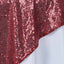 Sequin 72"x72" Table Overlay Square Tablecloth Burgundy - Sparkly Table Cover