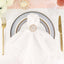 4 Pack Diamond Rhinestone Gold Metal Rose Flower Napkin Rings, Decorative Napkin Buckle Holders