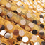 8ftx8ft Gold Big Payette Sequin Event Curtain Drapes, Backdrop Event Panel