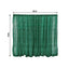 20ftx10ft Hunter Emerald Green Metallic Shimmer Tinsel Event Curtain Drapes, Backdrop Event Panel